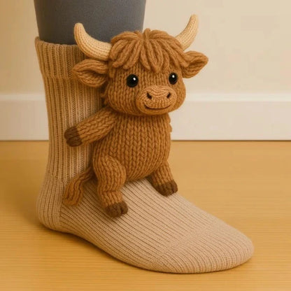Cozy Anti-Slip Animal Socks