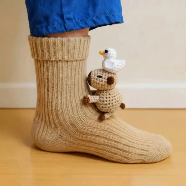 Cozy Anti-Slip Animal Socks