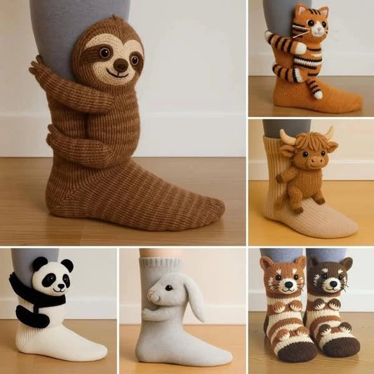 Cozy Anti-Slip Animal Socks